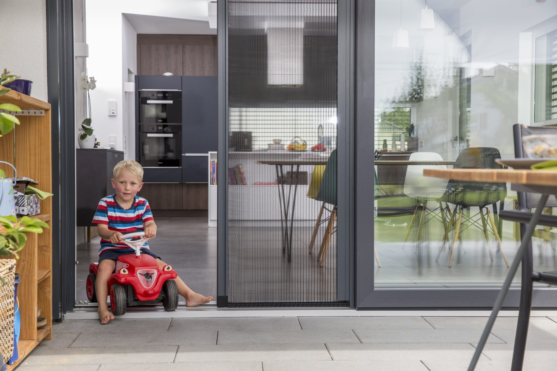 moustiquaire horizontale enroulable et protection insectes 